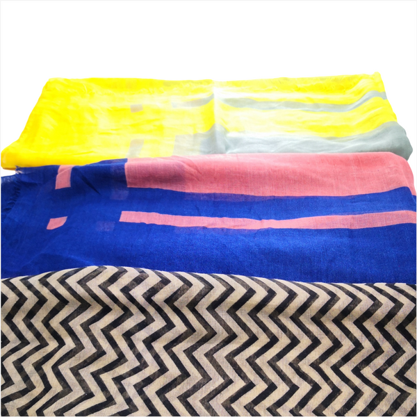 Bufanda pashmina chal para frio calor colores