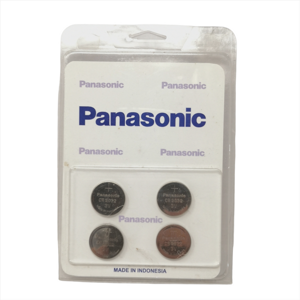 Pilas de litio Panasonic CR2032 3V paq. 4 pzs