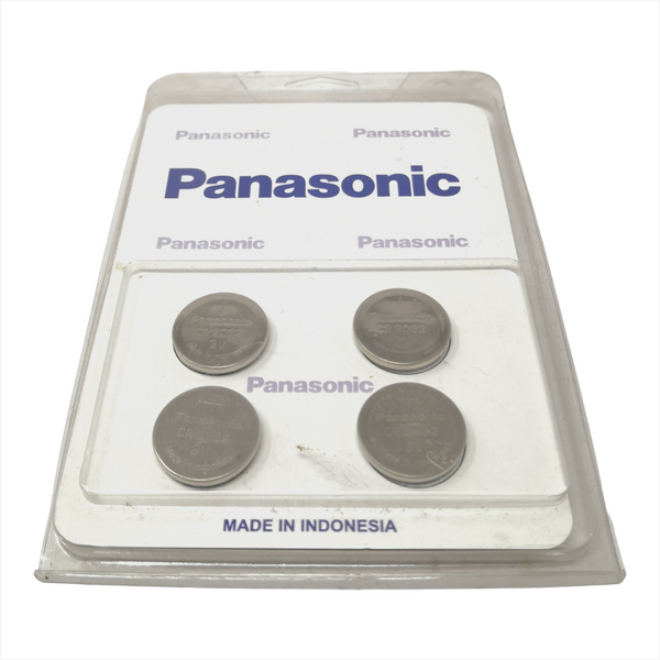 Pilas de litio Panasonic CR2032 3V paq. 4 pzs