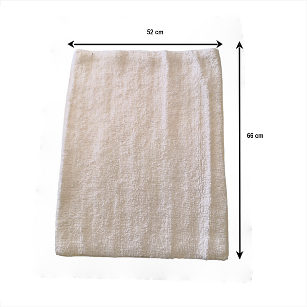 Alfombra tapete para baño absorbente 66x52 cm