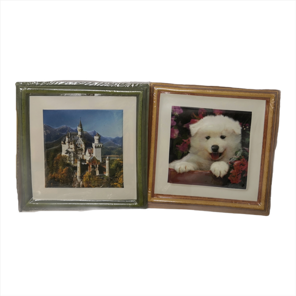 Cuadros Decorativos de Plástico 17cm x 17cm 10 pzs