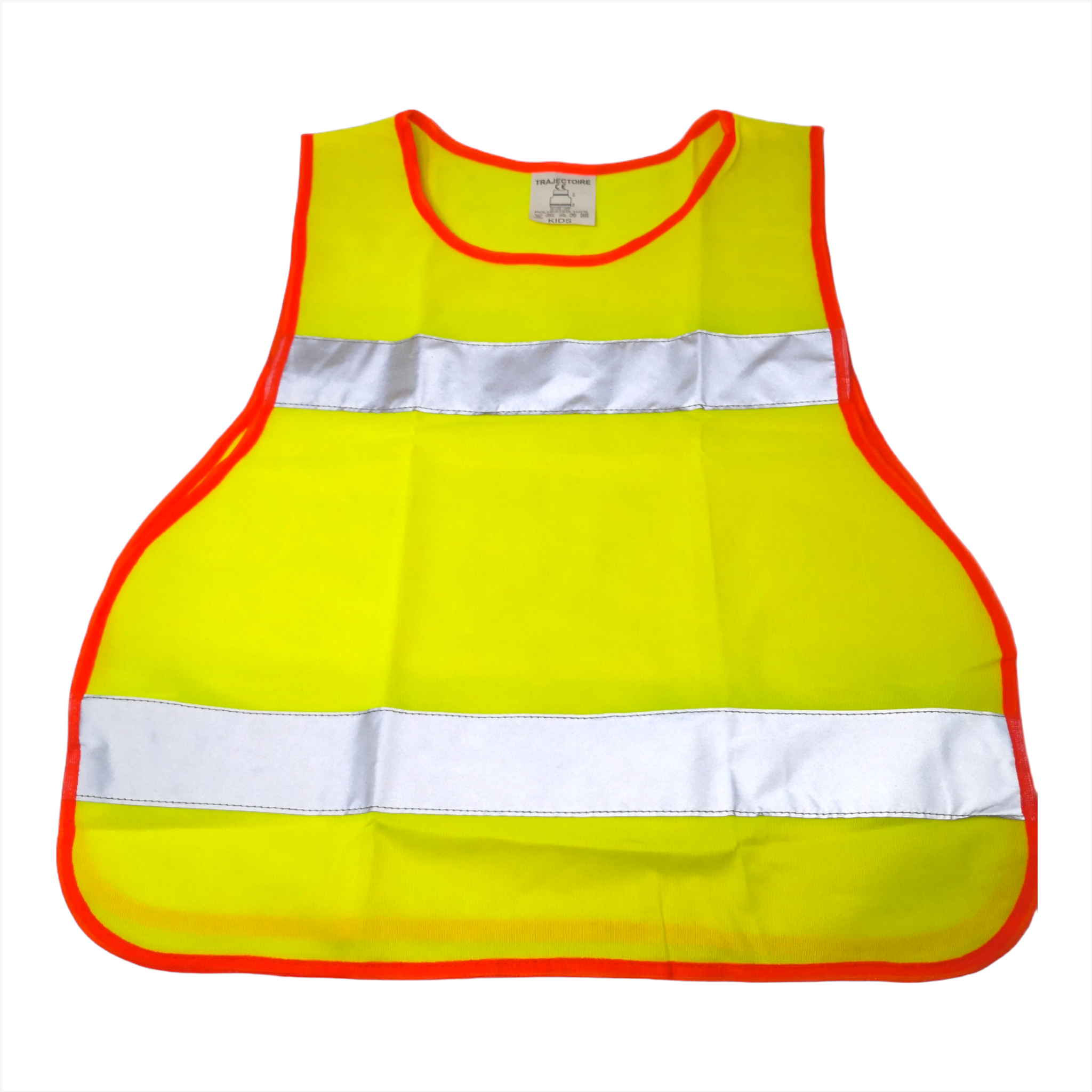 Chaleco de seguridad reflectante infantil amarillo trajectoire
