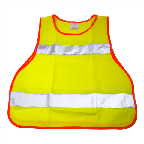 Chaleco de seguridad reflectante infantil amarillo trajectoire