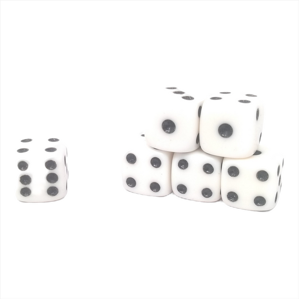 Juego de mesa 6 dados juguetes cubilete 10mm