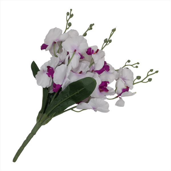 Orquídea Artificial decoración 40cm rosa o amarilla