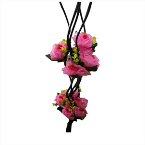 Rosas Naturaleza Flor Artificial Vara guía 5pz
