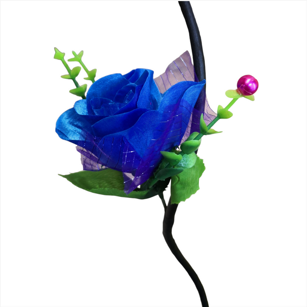 Rosas Naturaleza Flor Artificial Vara guía 5pz