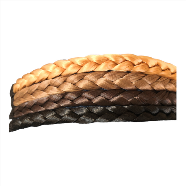 12 Pack Diademas De Cabello Tipo Trenza Natural Resorte.