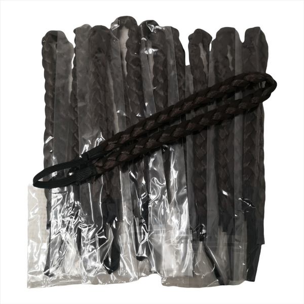 12 Pack Diademas De Cabello Tipo Trenza Natural Resorte.