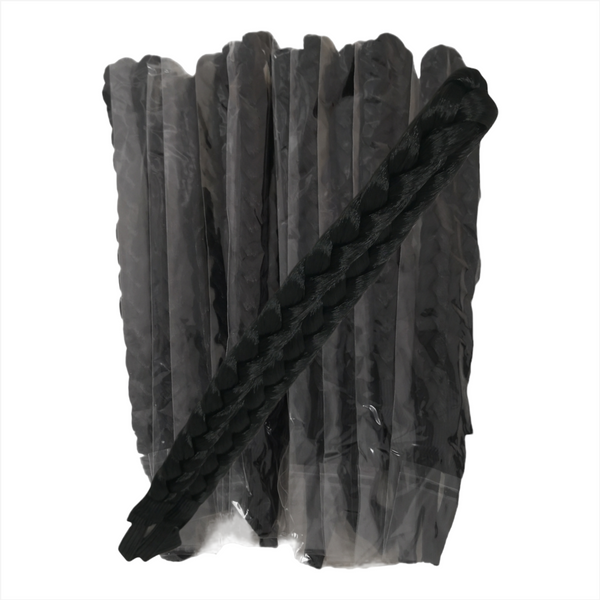 12 Pack Diademas De Cabello Tipo Trenza Natural Resorte.