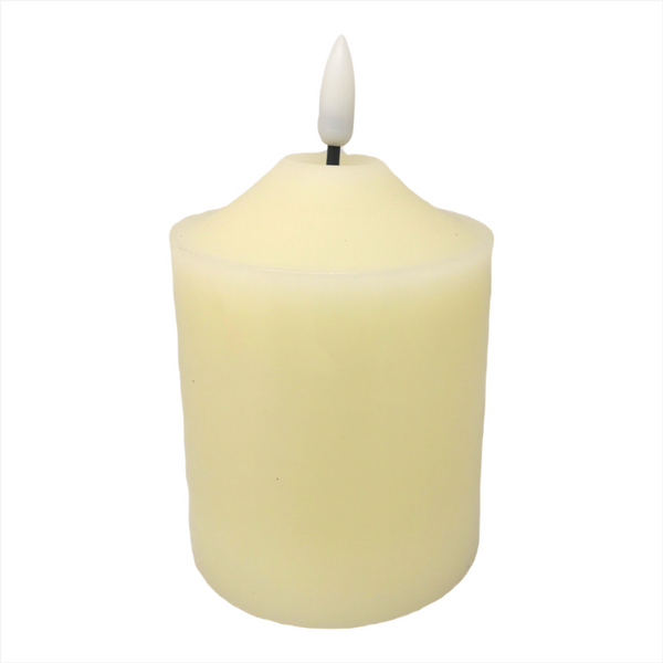 Vela Decorativa Luz Led Santini de Pilas 13x7.5 cm
