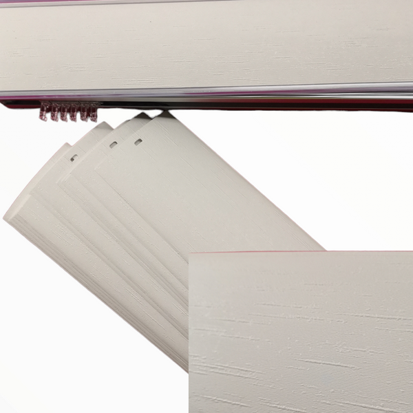 Persiana pvc+tela oficina vertical extra grande