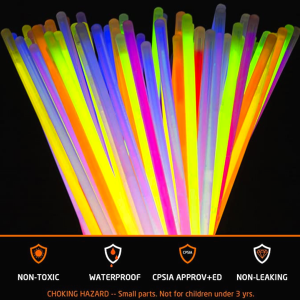Pulseras Neon Fluorescente Fiesta Dj Boda Pack 45 pz surtido