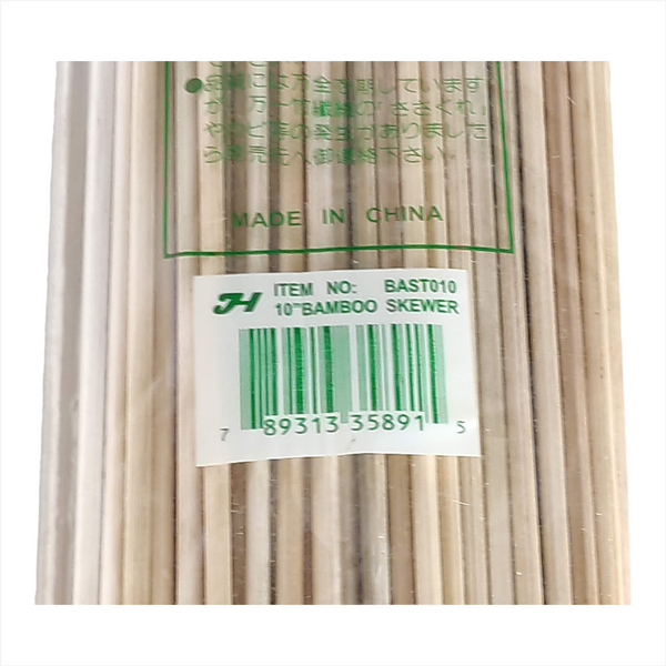 Palillos Brocheta Pincho De Bambu Bolsa 100 Pza