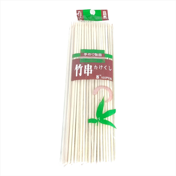 Palillos Brocheta Pincho De Bambu Bolsa 100 Pza