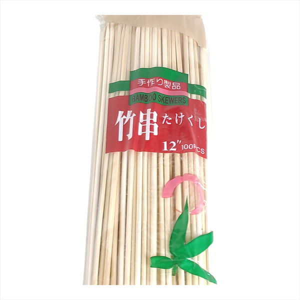 Palillos Brocheta Pincho De Bambu Bolsa 100 Pza