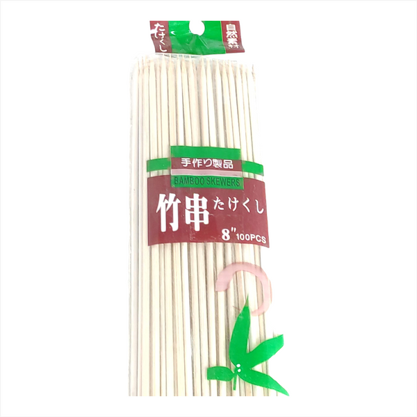 Palillos Brocheta Pincho De Bambu Bolsa 100 Pza