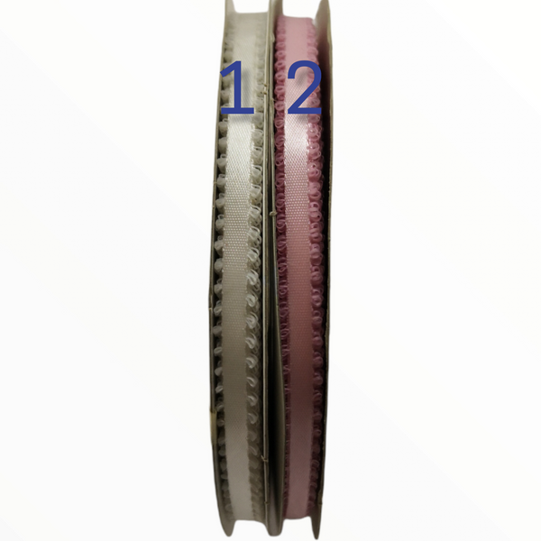 Rollo Liston 0.5cm 45.7m Color Satin Nylon Popotillo 10pzs