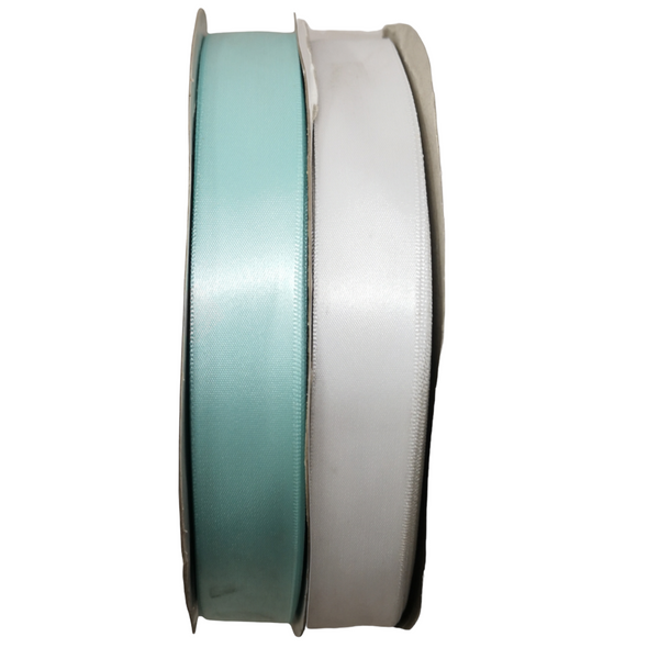 Rollo Liston 2.22cm 91.44 m color satin nylon popotillo 5pz