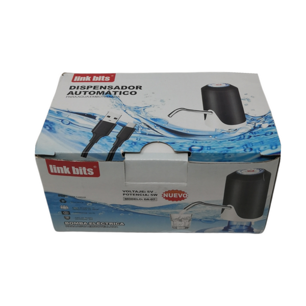Dispensador Automático De Agua Recargable Link Bits Fa014
