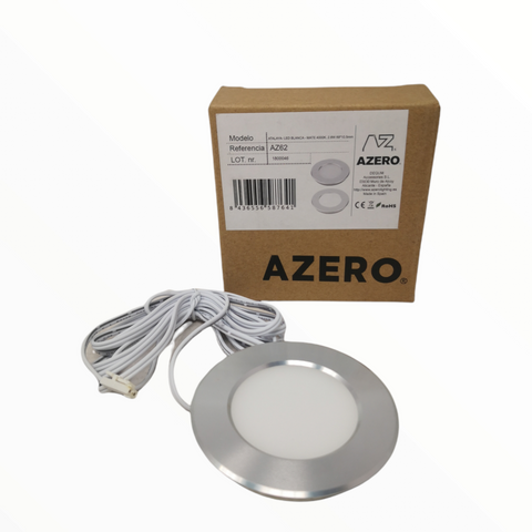 Lámpara Lujo led empotrar 2.8w Mate 4000K azero 7x1cm
