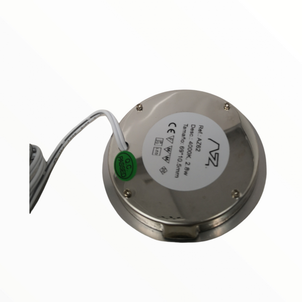 Lámpara Lujo led empotrar 2.8w Mate 4000K azero 7x1cm