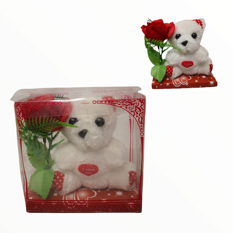 Osito con flor Regalo San Valentin