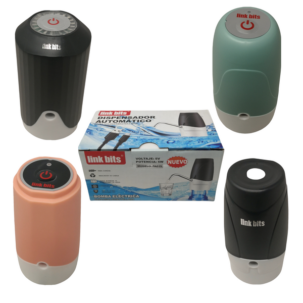 Dispensador Automático De Agua Recargable Link Bits Fa014