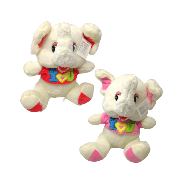 Elefante juguete De Peluche Corazon San Valentin 30 Cm