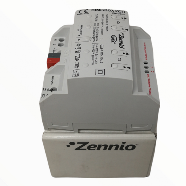 DIMinBOX Dimmer Control iluminación ZDI-DB2C KNX Zennio