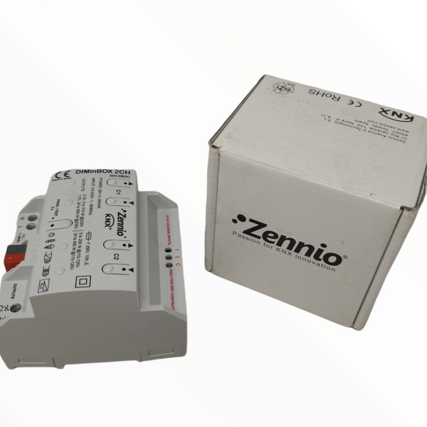 DIMinBOX Dimmer Control iluminación ZDI-DB2C KNX Zennio