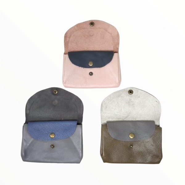 Cartera Billetera Bolsa Para Mujer De Piel Varios Colores