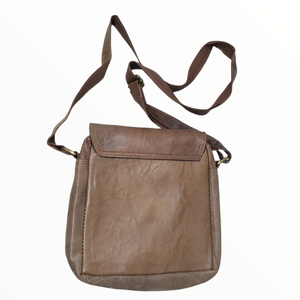 Bolsa Mediana Bandolera Mariconera De Piel Para Hombre