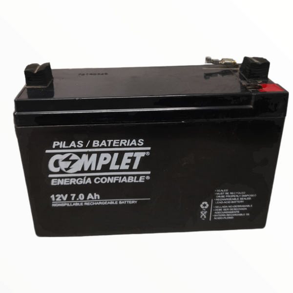 Baterías Pila recargable 12V 7Ah YUASA Complet