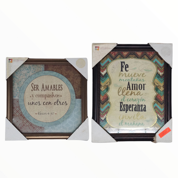 Cuadro Enmarcado Frases Emotivas Home Interiors Quotes