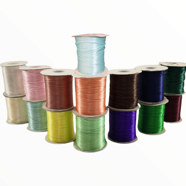 Rollo Liston 1/16" 500Yd Color A elegir Satin Nylon Popotillo
