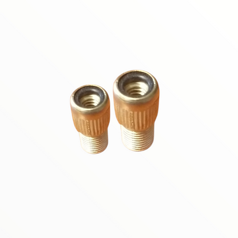 Adaptador válvula bicicleta racor estándar presta pack 2pz