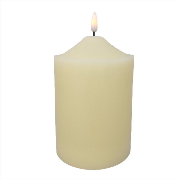 Vela Decorativa Alta Luz Led Santini de Pilas 17x10 cm