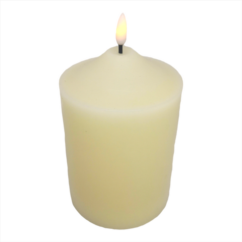 Vela Decorativa Alta Luz Led Santini de Pilas 17x10 cm