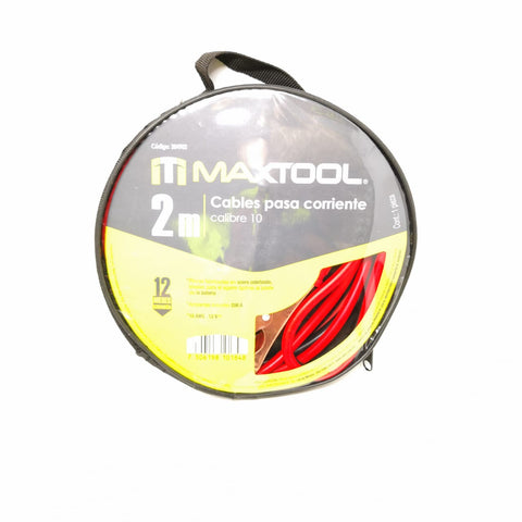 Cables pasa corriente 2 metros cal 10 Max Tool