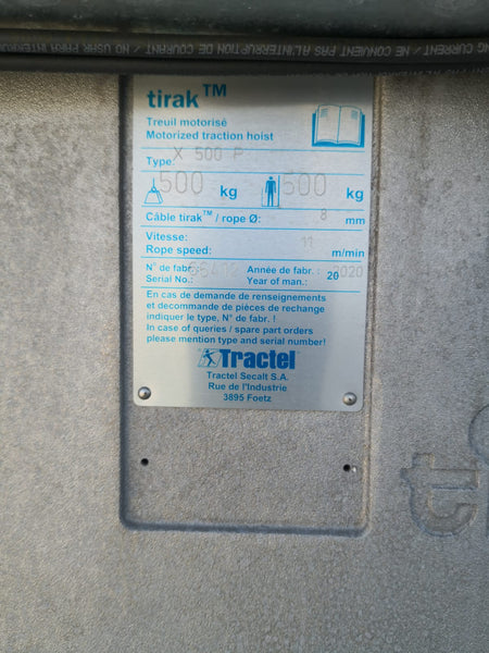 Plataforma suspendida Edificios Tractel tirak gondola BMU