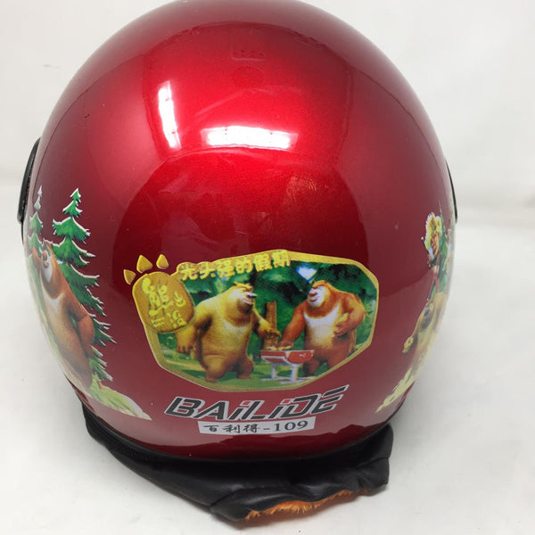 Casco De Moto Infantil Colores Visor Tapa Seguridad Niños