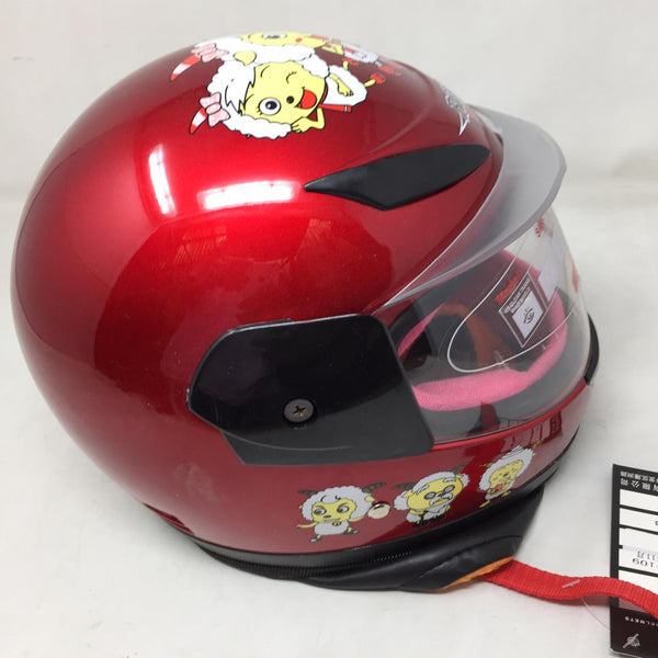 Casco De Moto Infantil Colores Visor Tapa Seguridad Niños