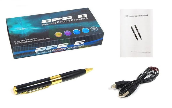 Camara Pluma Espia Oculta Bpr 6 Recargable