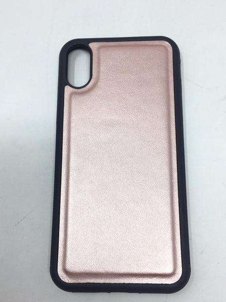 Funda Dura Generica para iPhone X Celular Piel Saffiano Colores