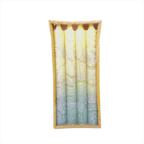 Kit 4 Velas De Cera Largas 2 Colores