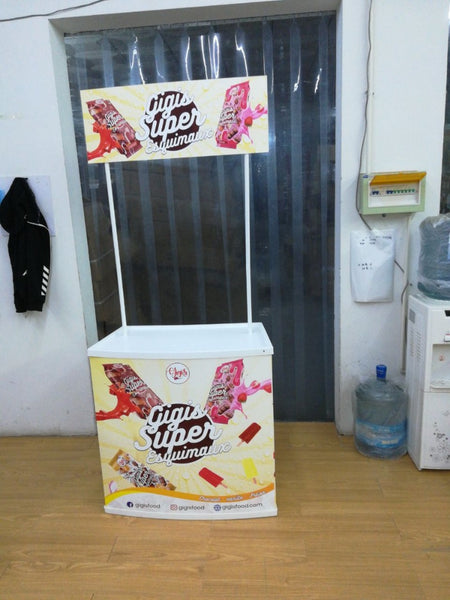 1.1 Demo stand Modulo Portatil Plastico PVC Sin Publicidad
