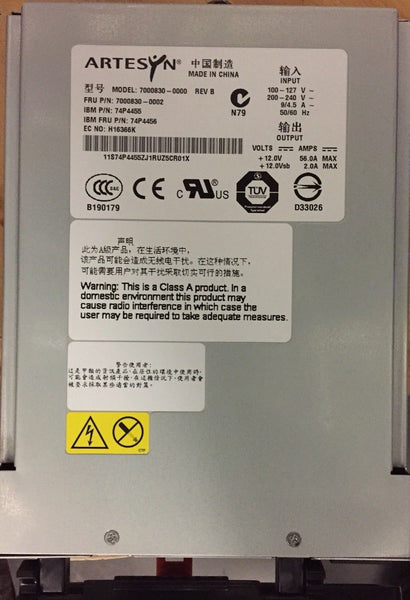 Fuente De Poder Artesyn X236 Psu Modelo 7000830-y000 Nueva