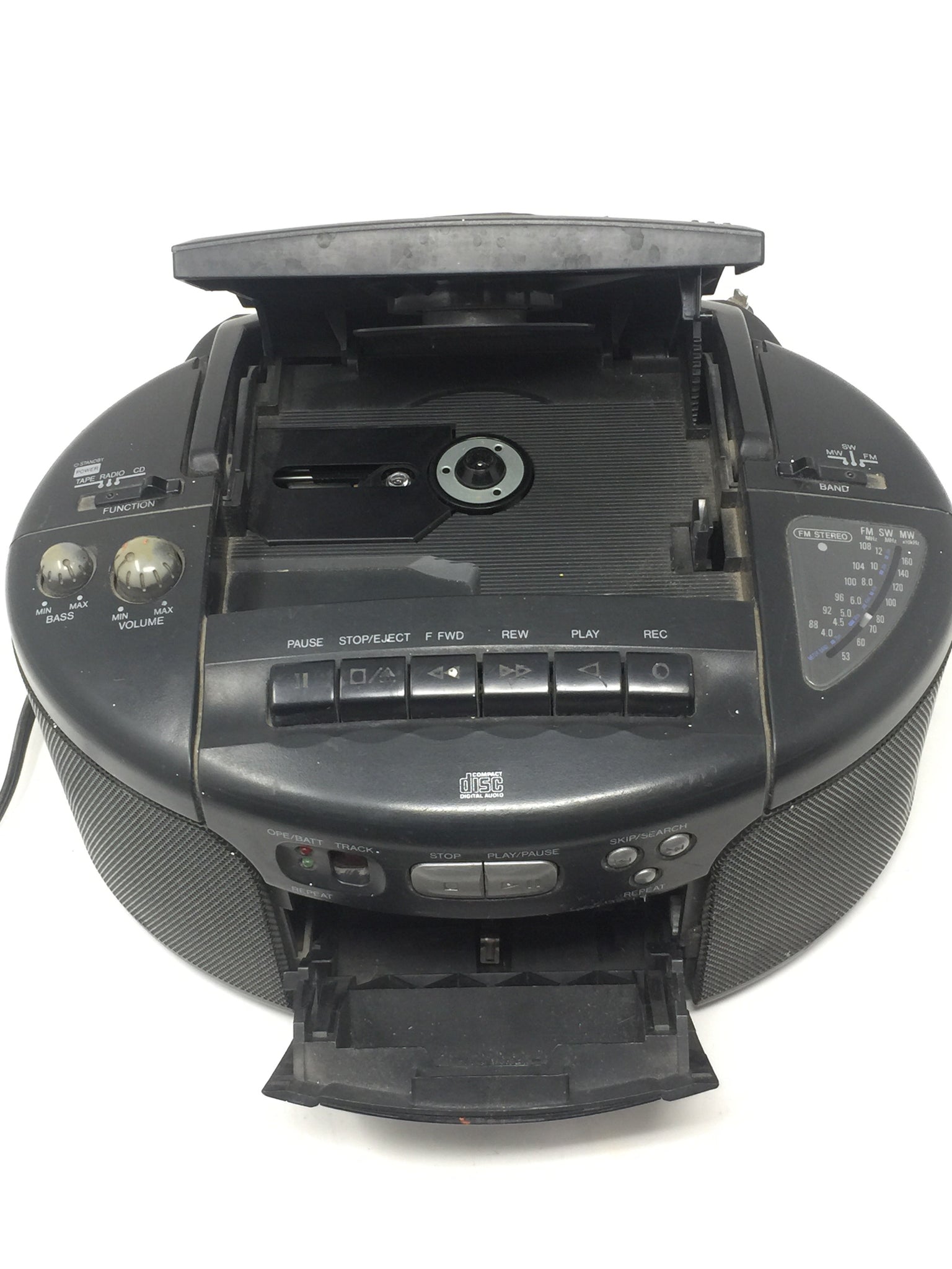 Radio Estereo Toca Cassete Cd Aiwa Antiguo Scd- Es100 Usado