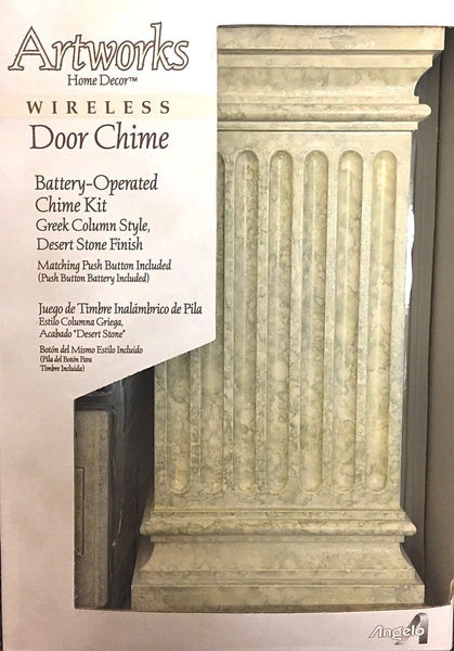Timbre De Puerta Inalambrico Columna Griega Angelo 76517